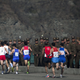 Over 600 local North Koreans were expected to enter the race in Pyongyang.